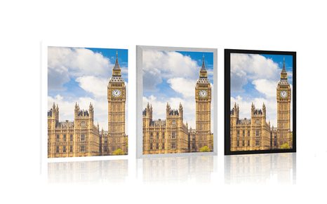 PLAGÁT BIG BEN V LONDÝNE - MESTÁ - PLAGÁTY