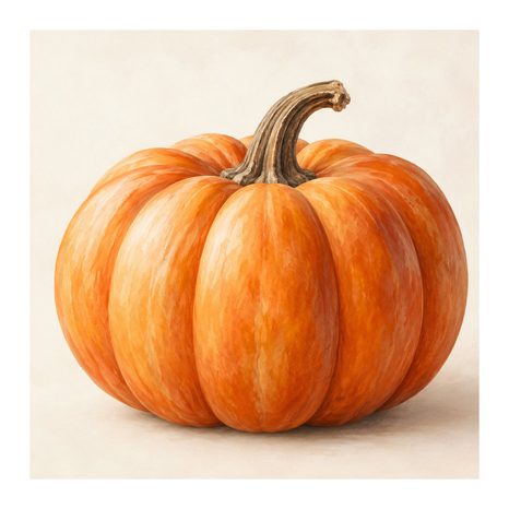 QUADRO SU TELA – ZUCCA AUTUNNALE MATURA - QUADRI HALLOWEEN E HORROR - STAMPE E QUADRI