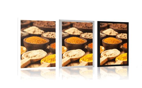 PLAKAT ZAČINI I ZAČINSKO BILJE - S KUHINJSKIM MOTIVOM - PLAKATI