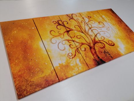 5-DÍLNÝ OBRAZ STROM ŽIVOTA - OBRAZY STROMY ŽIVOTA - OBRAZY