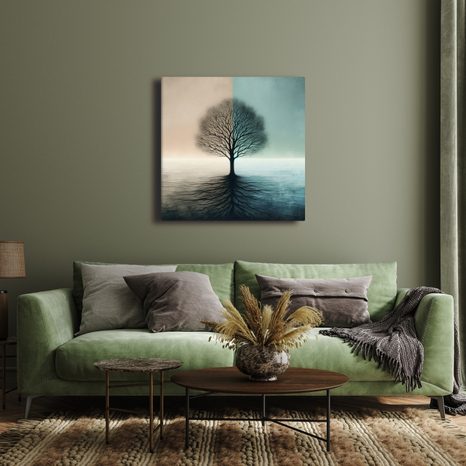 WANDBILD BAUM DES LEBENS BALANCE - BILDER BÄUME DES LEBENS - BILDER