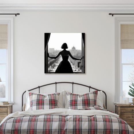 OBRAZ KOUZLO ČERNOBÍLÉ ELEGANCE - OBRAZY ŽENY - OBRAZY