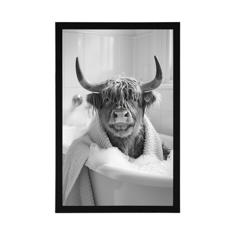 PLAKÁT KRÁVA VE VANĚ - BUVOLY A KRÁVY - PLAKÁTY