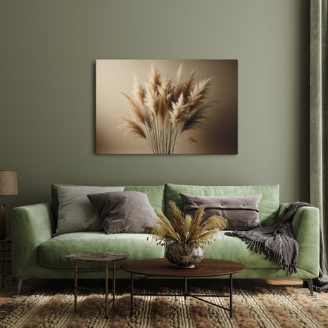 CANVAS SCHILDERIJ NATUURLIJKE DECORATIE VAN GRASSEN - SCHILDERIJEN - MEGA UITVERKOOP TOT 70% 🔥