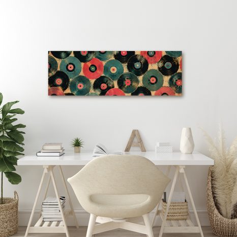 WANDBILD NOSTALGISCHER HAUCH VON MUSIK - MUSIKBILDER - BILDER