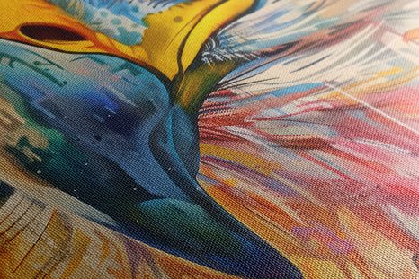 KÉP SAS FESTMÉNY UTÁNZATA - MADARAS KÉPEK - KÉPEK