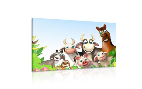 TABLOU ANIMALE DIN FERMĂ - TABLOURI PENTRU COPII - TABLOURI