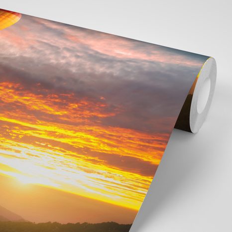 CARTA DA PARATI AUTOADESIVA – MONGOLFIERE SOPRA LE MONTAGNE - CARTA DA PARATI AUTOADESIVE - CARTA DA PARATI