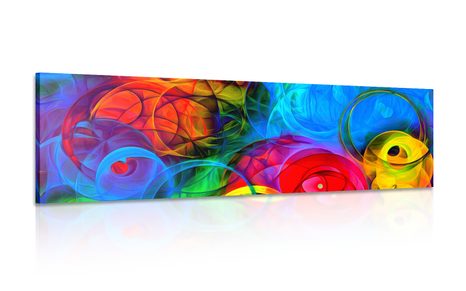 CANVAS PRINT ABSTRACTION FULL OF COLORS - ABSTRACT PICTURES - PICTURES