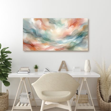 WANDBILD NEBLIGE HIMMELSBLICKE - ABSTRAKTE BILDER - BILDER