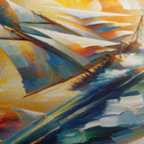 OBRAZ BAREVNÁ MOŘSKÁ PLAVBA - OBRAZY MOŘE A PLÁŽ - OBRAZY