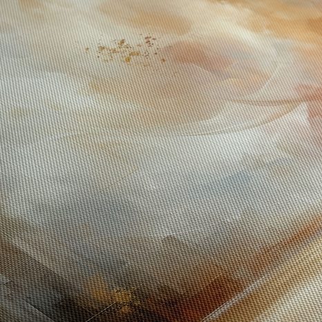 5-TEILIGES WANDBILD WARME FARBEN IN ABSTRAKTION - WANDBILDER ABSTRAKTE FORMEN - BILDER