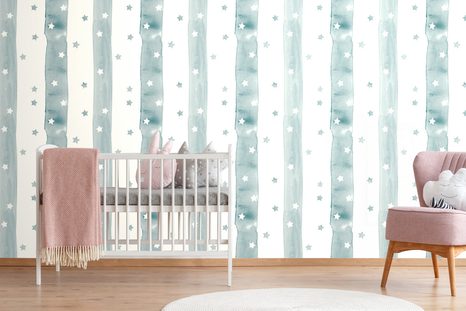 SAMOLEPÍCÍ TAPETA NOČNÍ HVĚZDIČKY - SAMOLEPÍCÍ TAPETY - TAPETY