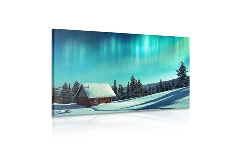 CANVAS PRINT FAIRY TALE WINTER LANDSCAPE - PICTURES - 🔥 TOTAL SALE 🔥