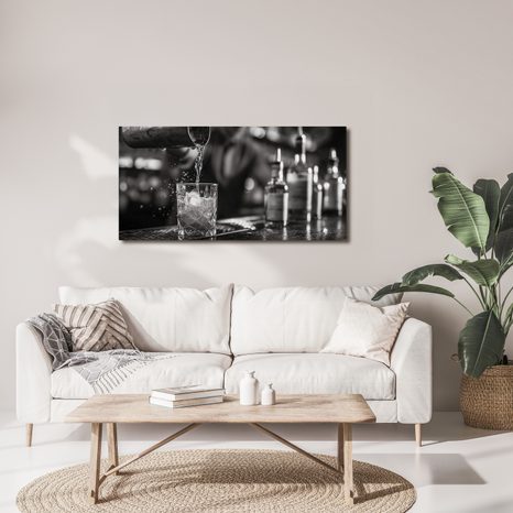 OBRAZ LEDOVÉ OSVĚŽENÍ S KOKTEJLEM - OBRAZY JÍDLA A NÁPOJE - OBRAZY