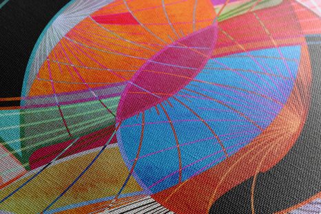 QUADRO SU TELA – ASTRAZIONE COLORATA - QUADRI ASTRATTO - STAMPE E QUADRI