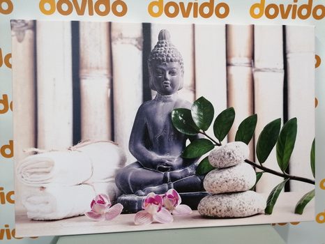 TABLEAU SUR TOILE – BOUDDHA BIEN-ÊTRE - TABLEAUX FENG SHUI - TABLEAUX