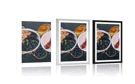 POSTER – VARIAZIONI DI MUESLI GUSTOSE - CON MOTIVO CUCINA - POSTER