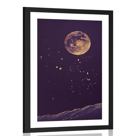 POSTER WITH MOUNT MAGICAL PLANET - MOTIFS FROM OUR WORKSHOP - POSTERS