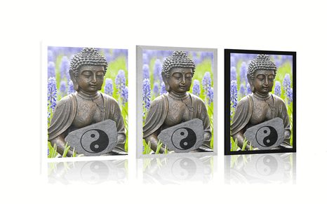 PLAKÁT JIN A JANG BUDDHA - FENG SHUI - PLAKÁTY