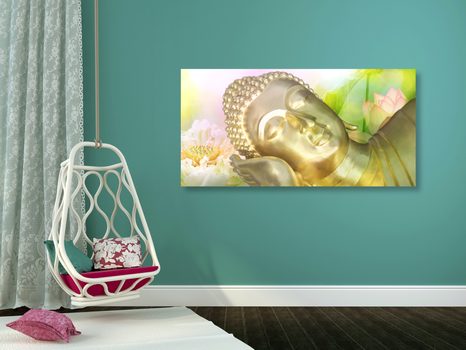 OBRAZ ŚPIĄCY BUDDA - OBRAZY FENG SHUI - OBRAZY