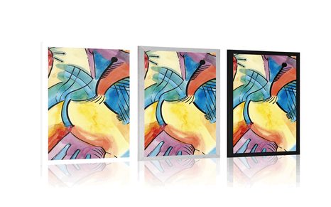 PLAKÁT ABSTRAKTNÍ UMĚNÍ - ABSTRAKTNÍ A VZOROVANÉ - PLAKÁTY