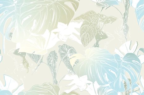 SAMOLEPÍCÍ TAPETA KOUZELNÉ LISTY MONSTERY - SAMOLEPÍCÍ TAPETY - TAPETY