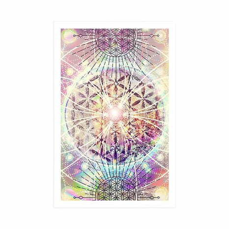 PLAKAT MANDALA V ZANIMIVI VARIANTI - FENG SHUI - PLAKATI