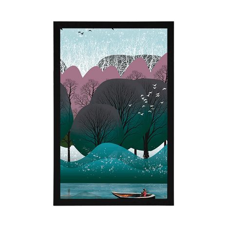 PLAGÁT MODERNÉ PREVEDENIE DŽUNGLE - PRÍRODA - PLAGÁTY