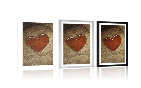 POSTER – CUORE SU CEPPO - AMORE - POSTER