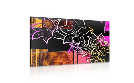 SLIKA ILUSTRACIJA ROŽ - ABSTRAKTNE SLIKE - SLIKE