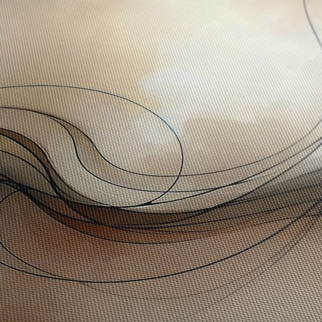 TABLOU LINII ELEGANTE PRINTRE NORI - TABLOURI FORME ABSTRACTE - TABLOURI