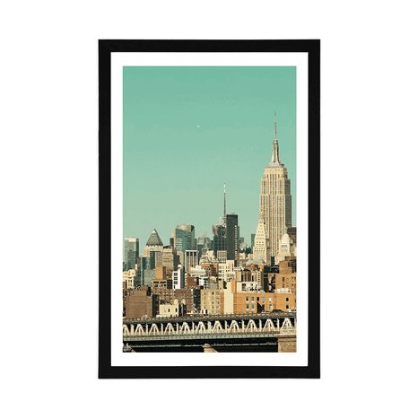 POSTER MIT PASSEPARTOUT MAGISCHES NEW YORK - STÄDTE - POSTER