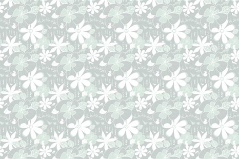 SAMOLEPÍCÍ TAPETA ZVÍŘATA V OKOLÍ KVĚTIN V ZELENÉM - SAMOLEPÍCÍ TAPETY - TAPETY