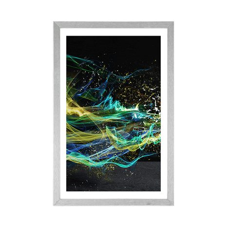 POSTER – ASTRAZIONE COLORATA MODERNA - ASTRATTO E MODELLATO - POSTER