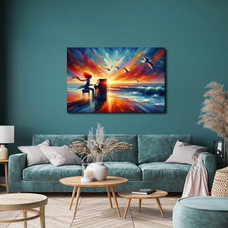 WANDBILD LIED DES OZEANS - BILDER MEER UND STRAND - BILDER