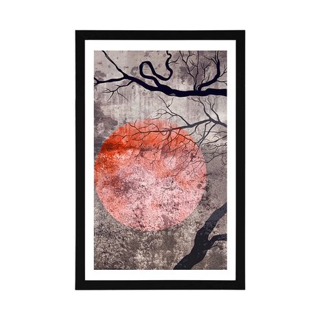 POSTER WITH MOUNT SURREALISTIC TREES - NATURE - POSTERS