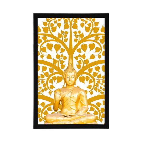 PLAGÁT BUDHA SO STROMOM ŽIVOTA - FENG SHUI - PLAGÁTY