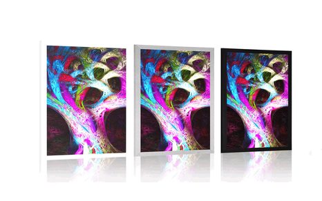 PLAKAT TAJANSTVENO APSTRAKTNO STABLO - APSTRAKTNI I S UZORKOM - PLAKATI