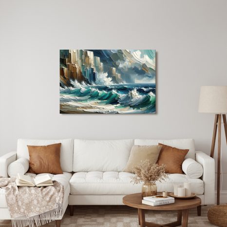 WANDBILD MEERES-SYMPHONIEN - BILDER MEER UND STRAND - BILDER