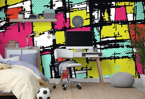 TAPETA STYLOVÝ POP-ART - ABSTRAKTNÍ TAPETY - TAPETY