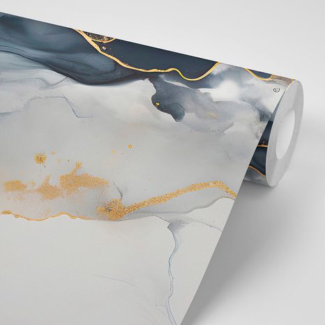 SELBSTKLEBENDE TAPETE IMITATION GRAUER MARMOR - SELBSTKLEBENDE TAPETEN - TAPETEN