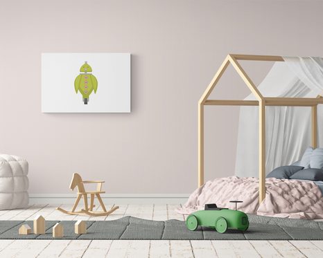 OBRAZ S DĚTSKÝM MOTIVEM ROBOTA - DĚTSKÉ OBRAZY - OBRAZY