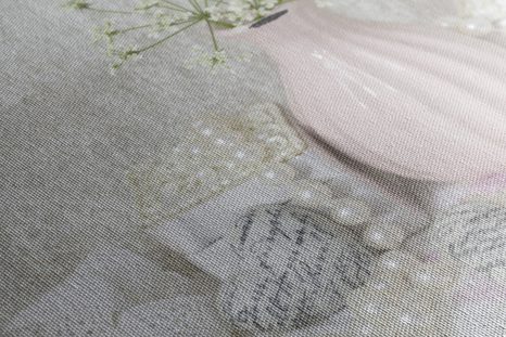 OBRAZ LUXUSNÍ SHABBY CHIC ZÁTIŠÍ - VINTAGE A RETRO OBRAZY - OBRAZY