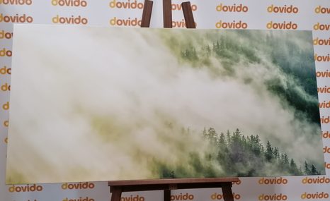 КАРТИНА НА ПЛАТНО – МЪГЛИВА ГОРА - КАРТИНИ НА ПРИРОДАТА И ПЕЙЗАЖИ - КАРТИНИ