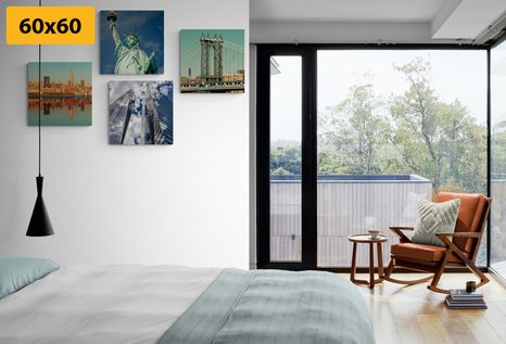 SET DI QUADRI – BELLEZZE DELLA CITTÀ DI NEW YORK - COLLEZIONI DI QUADRI - STAMPE E QUADRI
