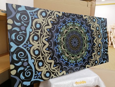 SLIKA ABSTRAKTNA MANDALA V VINTAGE STILU - SLIKE FENG SHUI - SLIKE