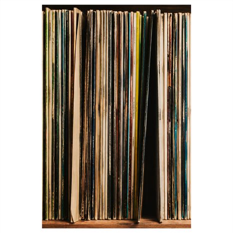 WANDBILD SAMMLUNG ALTER LPS - MUSIKBILDER - BILDER