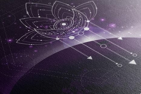 WANDBILD FENG-SHUI-LOTOS - BILDER MIT FENG SHUI-MOTIVEN - BILDER