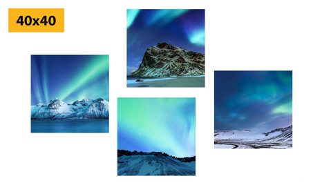 BILDER-SET SCHÖNHEIT DER NORDLICHTER - BILDERSETS - BILDER